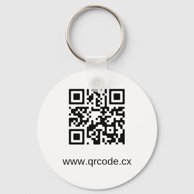 Porte-clés Porte - clé Bouton de base personnalisé (Recto)