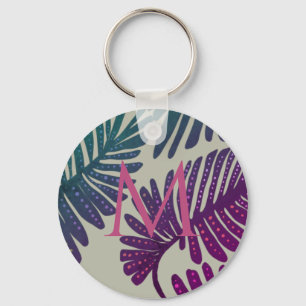Porte-clés Porte - clé bouton Monstera