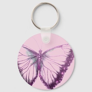 Porte-clés Porte - clé Bouton papillon