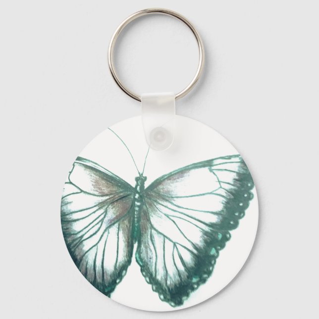 Porte-clés Porte - clé Bouton papillon (Recto)