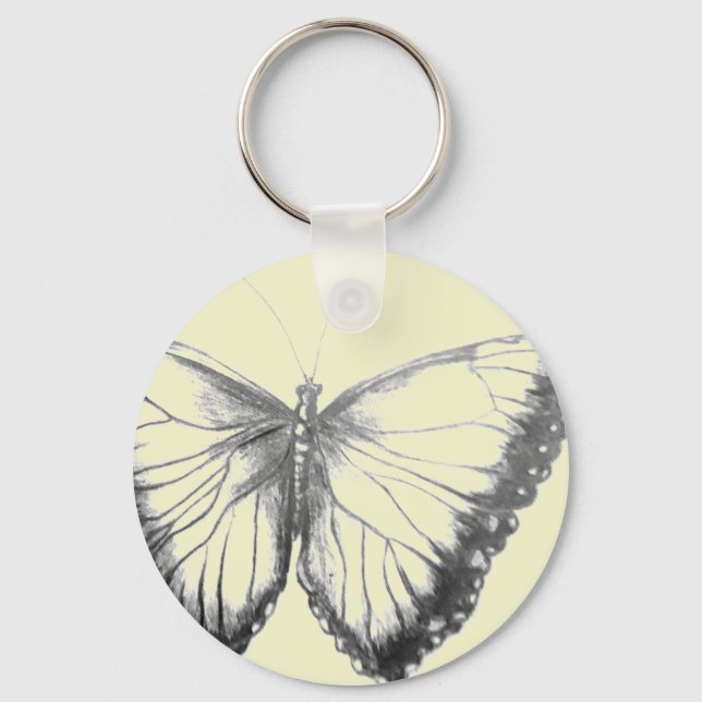Porte-clés Porte - clé Bouton papillon (Recto)