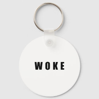 Porte-clés porte - clé Bouton "WOKE" (BRIGHT)