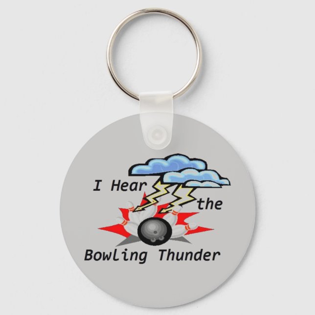 Porte-clés Porte - clé Bowling Thunder Grey (Front)