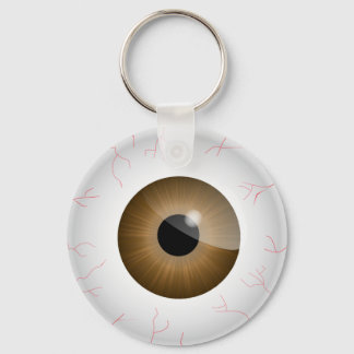 Porte-clés Porte - clé Brown Bloodshot Eyeball