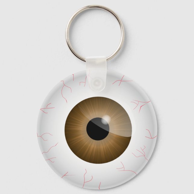 Porte-clés Porte - clé Brown Bloodshot Eyeball (Recto)