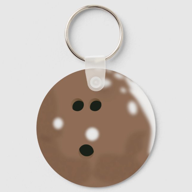 Porte-clés Porte - clé Brown Bowling Ball (Recto)