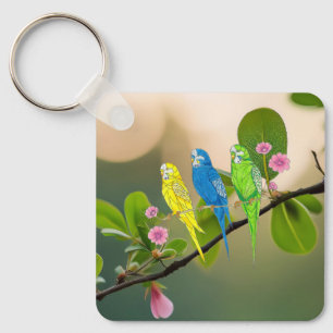 Porte-clés Porte - clé Budgies Bird