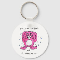 Porte - clé Bunny en train de pleurer