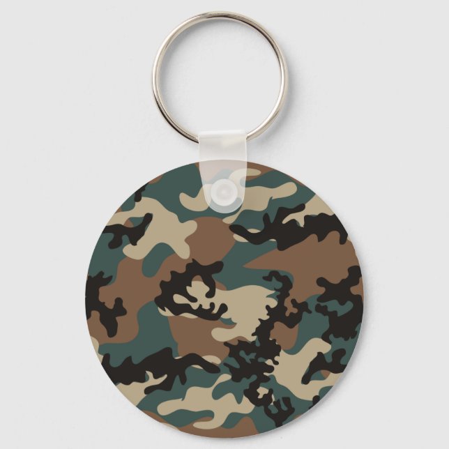 Porte-clés Porte - clé Camo verdoyant d'hiver (Recto)