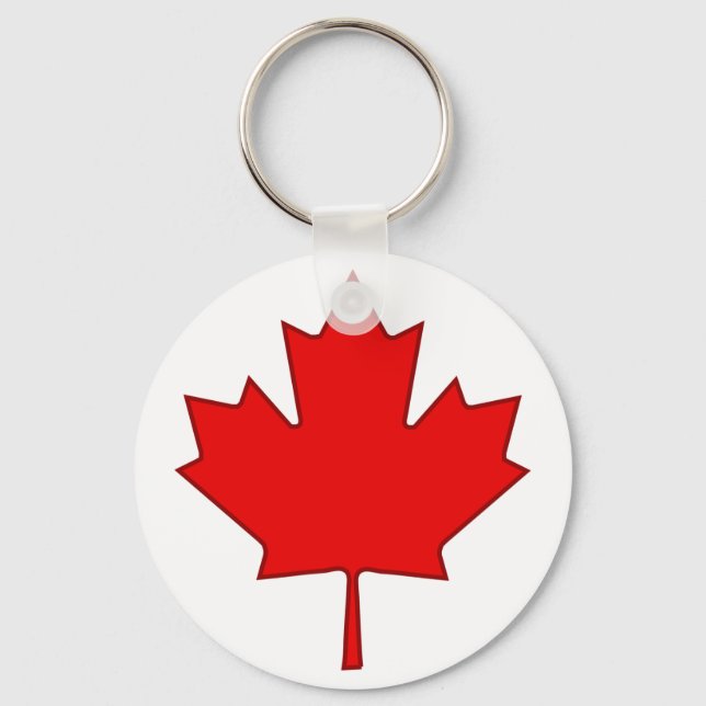 Porte-clés Porte - clé Canada Feuille d'érable (Recto)