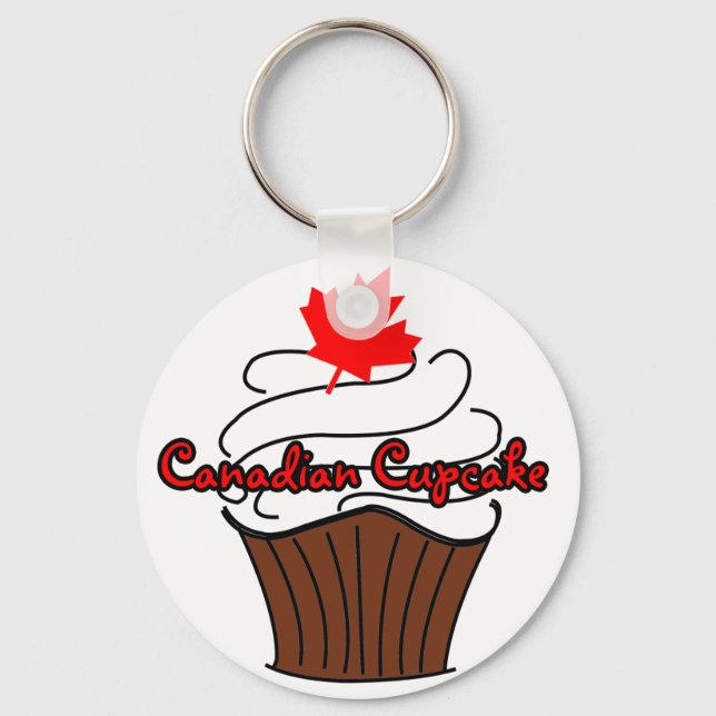 Porte-clés Porte - clé canadien Cupcake (Recto)