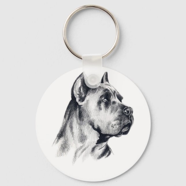 Porte-clés Porte - clé Cane Corso (Recto)