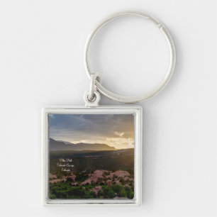 Porte-clés Porte - clé Carré à brume de  Pikes Peak Sunset