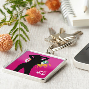 Porte-clés Porte - clé Carré Party#-Premium