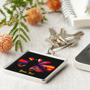 Porte-clés Porte - clé Carré Wild Times #-Premium