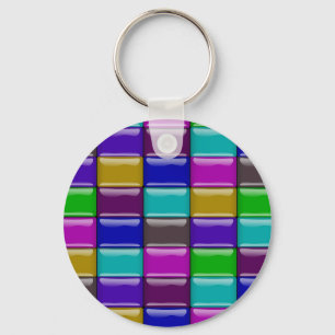 Porte-clés porte - clé "Carreaux de verre"