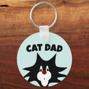 PORTE-CLÉS PORTE - CLÉ CAT DAD BLUE