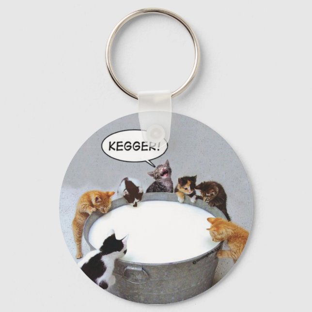 Porte-clés Porte - clé Cat Kegger (Recto)
