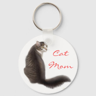 Porte-clés Porte - clé Cat Mom
