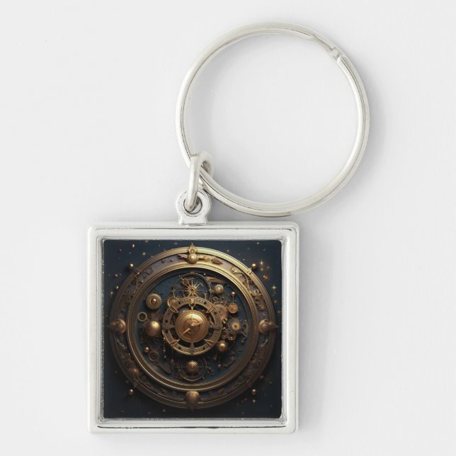 Porte-clés Porte - clé céleste Steampunk (Devant)