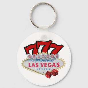 Porte-clés Porte - clé chanceux de Las Vegas du joueur !