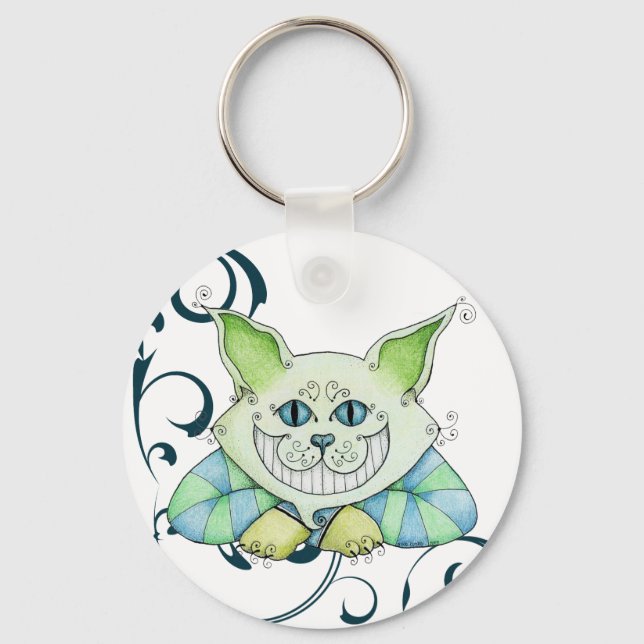 Porte-clés Porte - clé Cheshire Chat (Recto)
