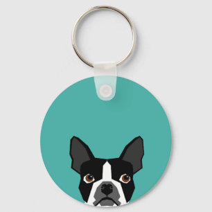Porte-clés Porte - clé chien de Boston Terrier
