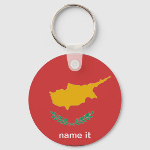 Porte-clés Porte - clé chypriote de drapeau de la Chypre