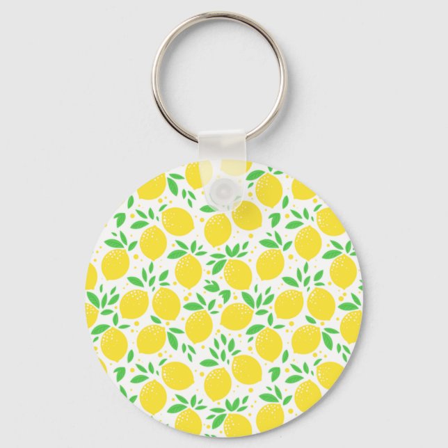 Porte-clés Porte - clé citrons jaunes (Recto)