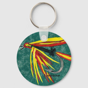 Porte-clés Porte - clé classique de vol de truite "Firecracke