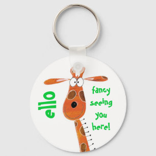 Porte-clés Porte - clé / Clavier... Funky Giraffe