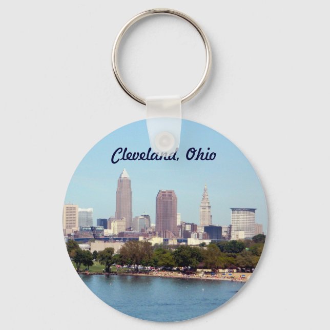 Porte-clés Porte - clé Cleveland Ohio (Lake View) (Recto)