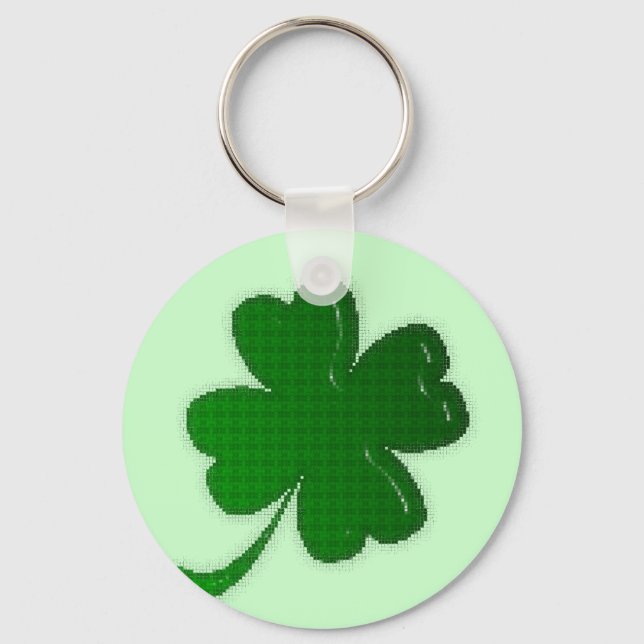 Porte-clés Porte - clé - Clover à quatre feuilles (Recto)