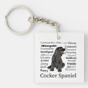Porte-clés Porte - clé Cocker Spaniel Traits