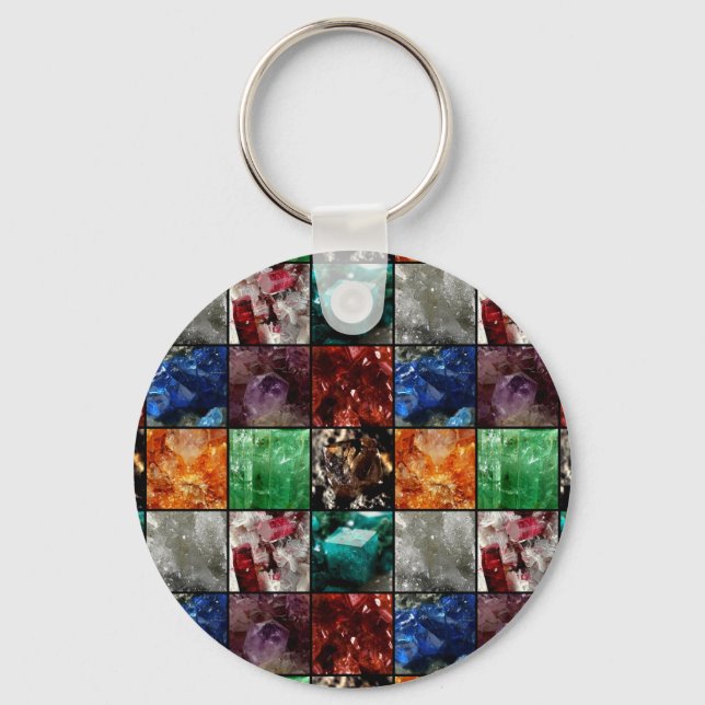 Porte-clés Porte - clé Collage Gemstone (Recto)