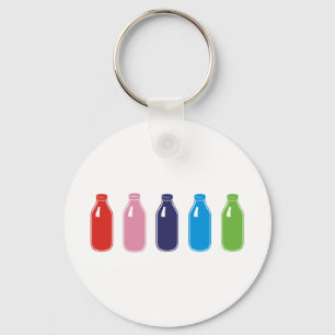 Porte-clés Porte - clé coloré de lait