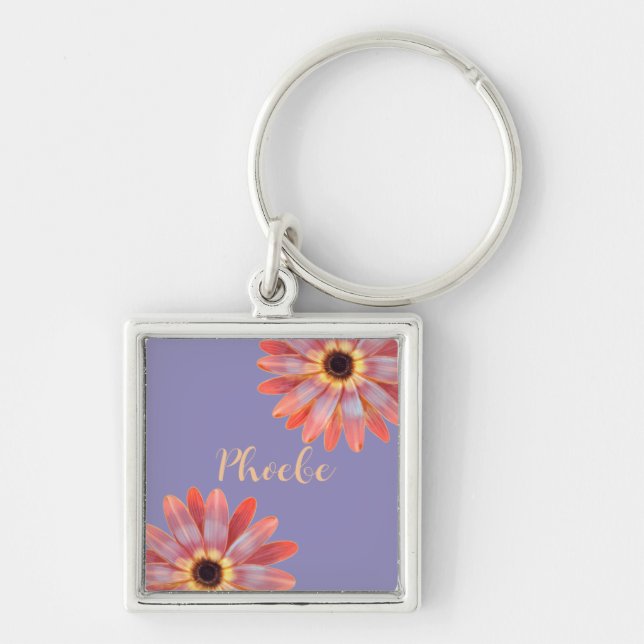 Porte-clés Porte - clé coloré Gerbera Daisy (Devant)