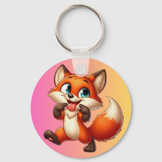Porte-clés Porte - clé Columbus Day Fox (Recto)