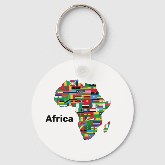 Porte-clés Porte - clé continent africain (Recto)