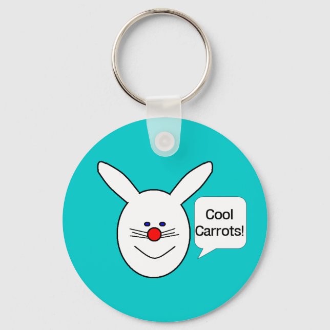 Porte-clés Porte - clé cool Carottes (Recto)