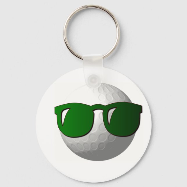 Porte-clés Porte - clé cool Golf Ball Design (Recto)