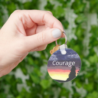 Porte-clés Porte - clé - Courage