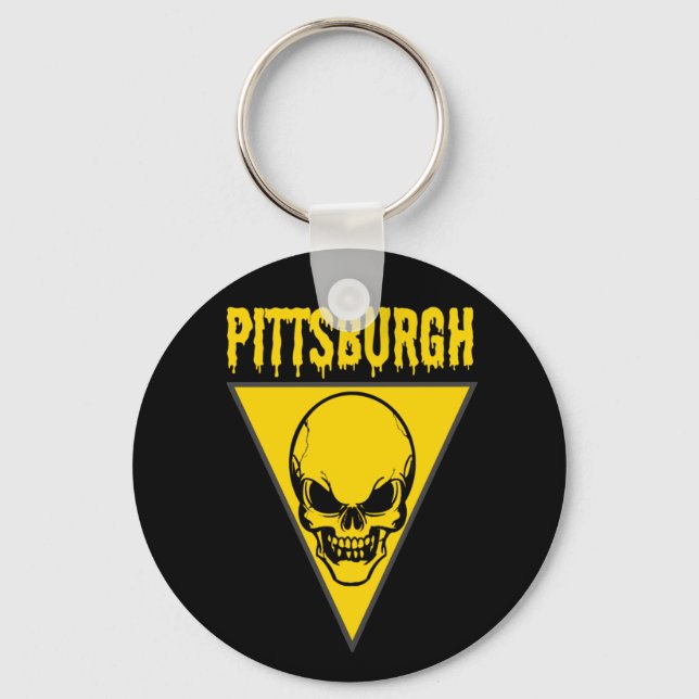 Porte-clés Porte - clé crâne de Pittsburgh (Recto)