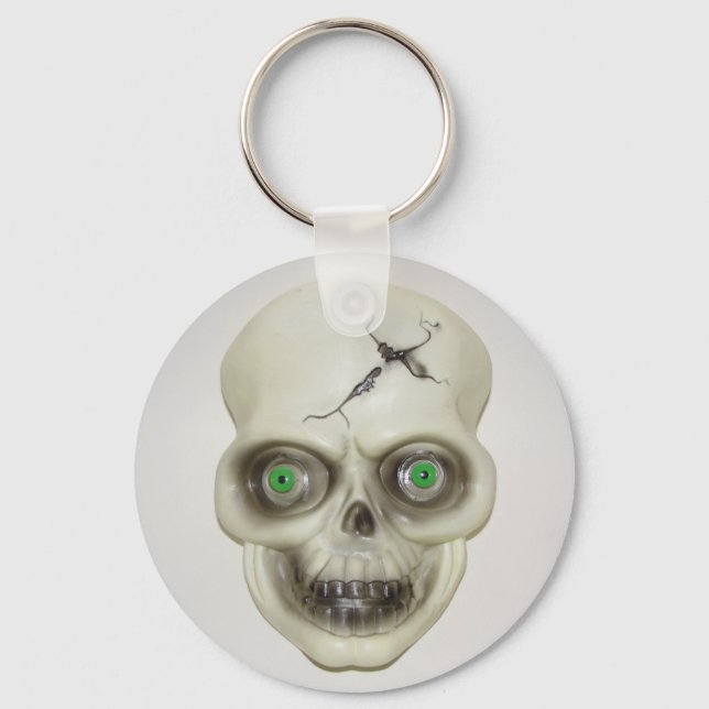 Porte-clés Porte - clé crâne d'Halloween très effrayant (Recto)