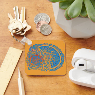 Porte-clés Porte - clé crâne du cerveau