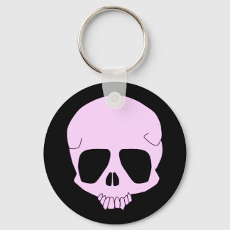 Porte-clés Porte - clé crâne rose