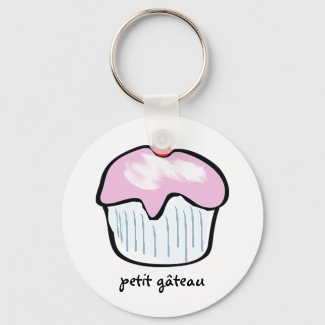 Porte-clés Porte - clé Cupcake (Recto)