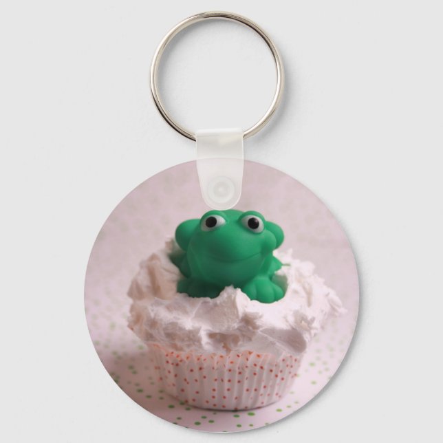 Porte-clés Porte - clé Cupcake de grenouille (Recto)