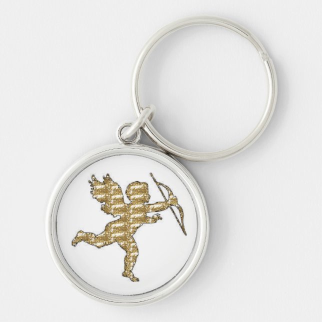 Porte-clés Porte - clé Cupid Gold Ribbed (Devant)