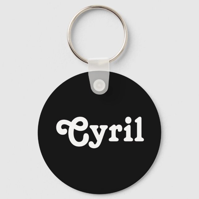 Porte-clés Porte - clé Cyril (Recto)